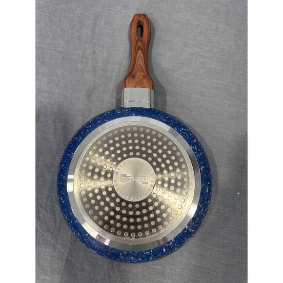 8 Inch Small Granite Frying Pan- Blue - Picture 4 of 4